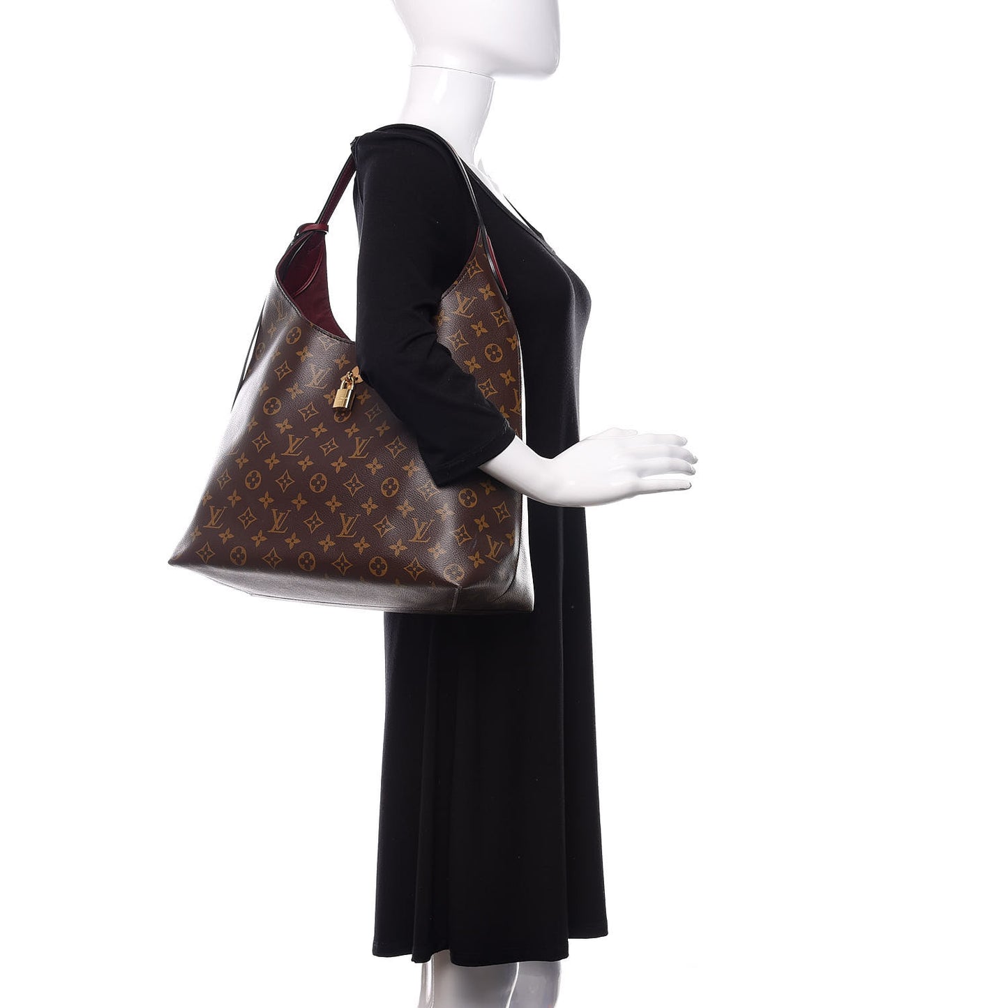 Monogram Flower Hobo Bordeaux