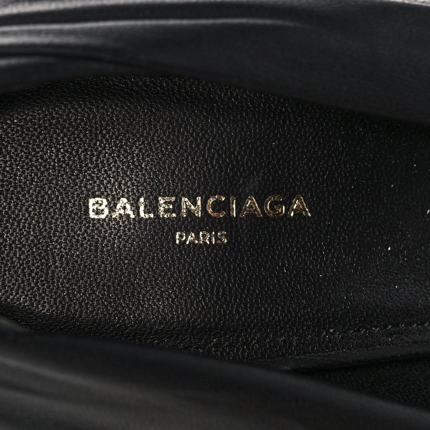 Balenciaga Lambskin Knife Pointed Pumps 39 Black 7 of 9