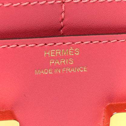 Hermes Allegro Constance Compact Passant Glow Wallet Rose Lipstick 6 of 8