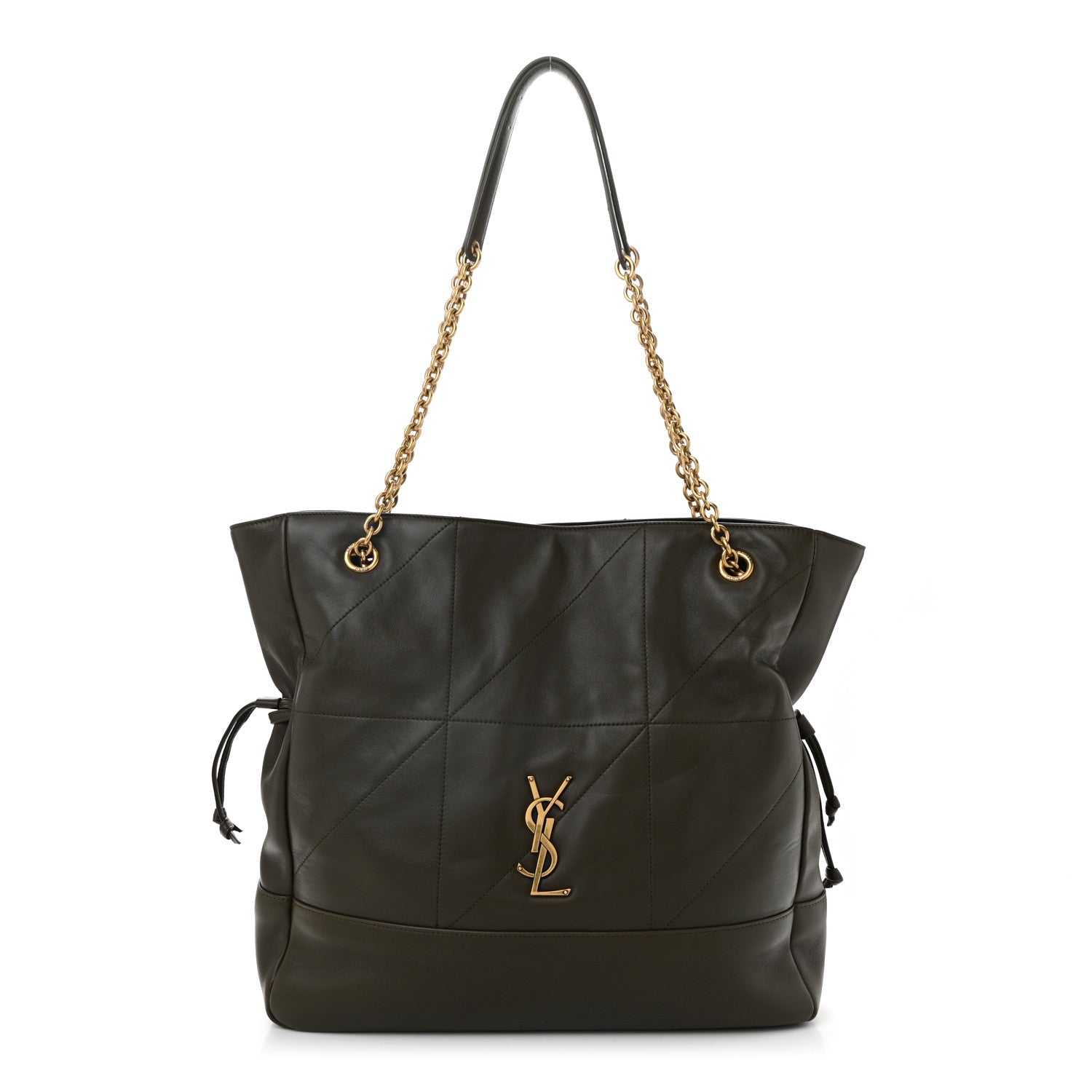 Saint Laurent Lambskin Medium Jamie Shopping Tote Light Musk 1 of 11