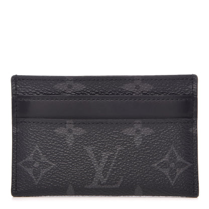 Louis Vuitton Monogram Eclipse Porte-Cartes Double Card Holder 1 of 6