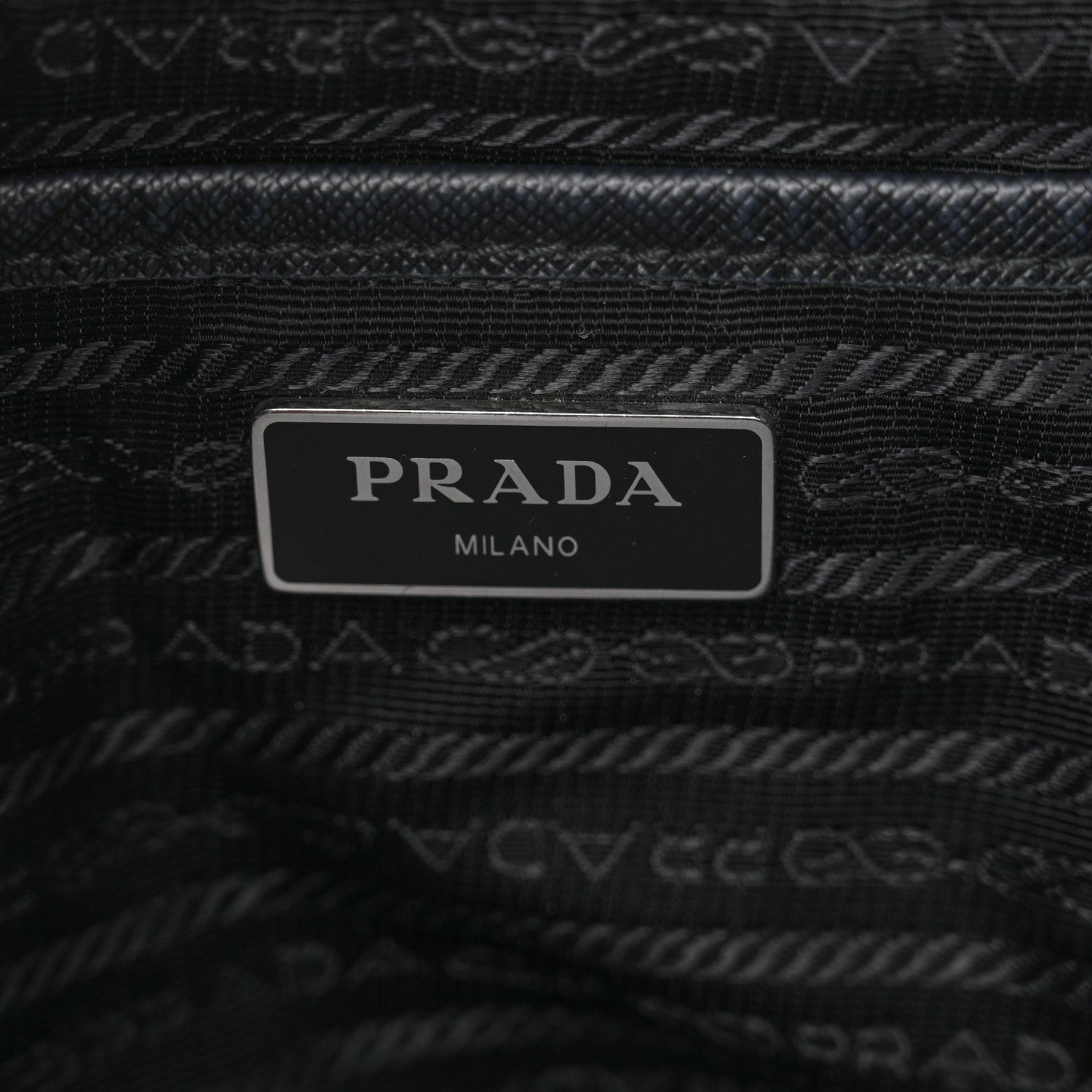 Prada Nylon Vela Medium Backpack Black 6 of 11