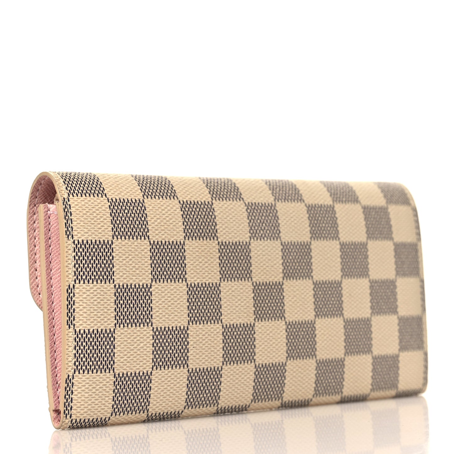 Damier Azur Emilie Wallet Rose Ballerine