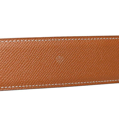 Hermes Swift Epsom 42mm Constance H 2 Belt 95 Black Gold 8 of 9