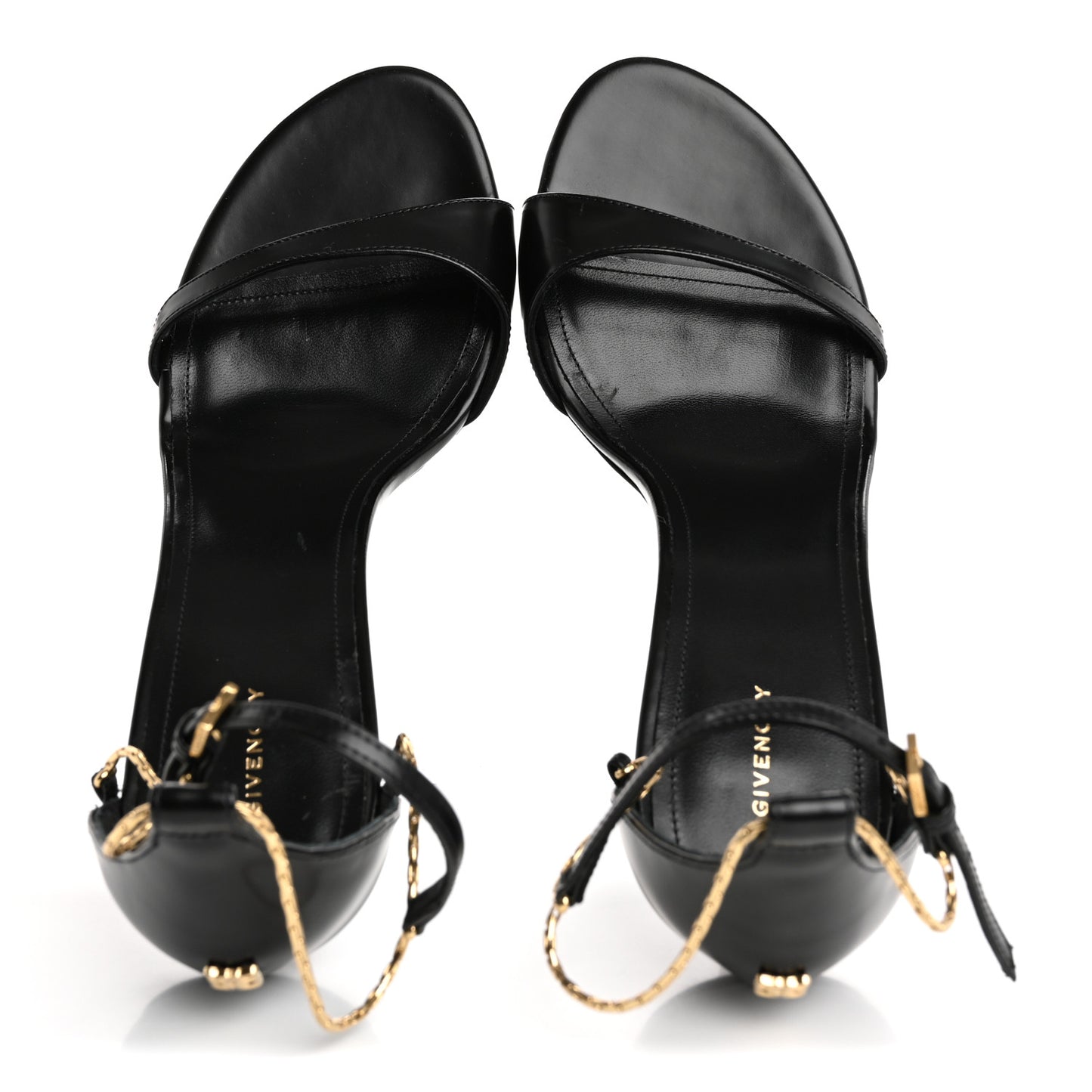 Lambskin 4G Liquid 90mm Heel Sandals 39.5 Black