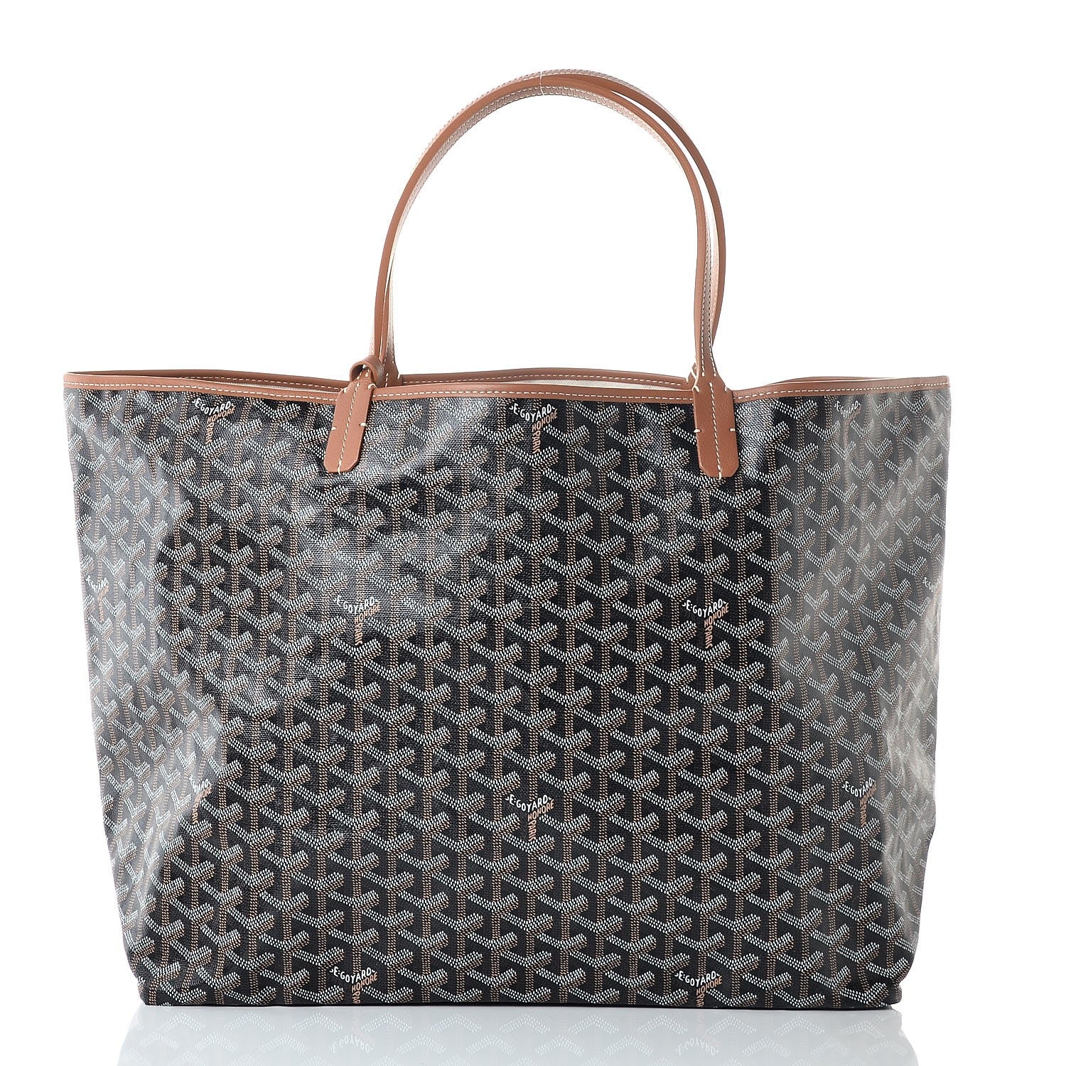 Goyard Goyardine Saint Louis GM Black Gold 3 of 7