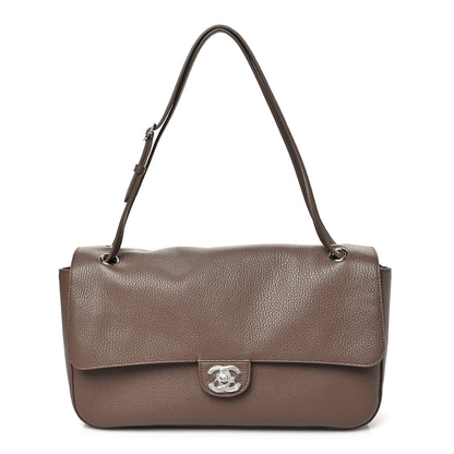 Chanel Grained Calfskin Small Souplissimo Maxi Flap Light Brown 1 of 10