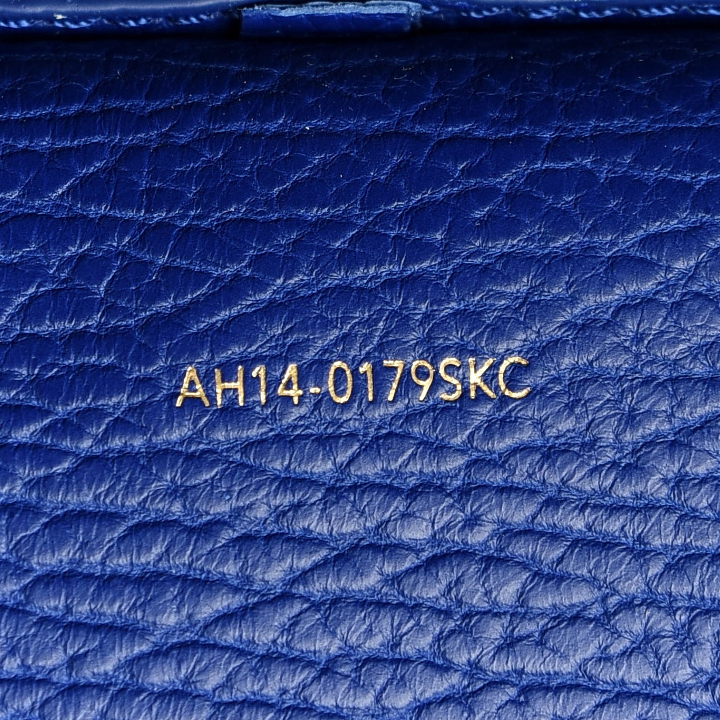 Textured Calfskin Medium Pashli Satchel Cobalt