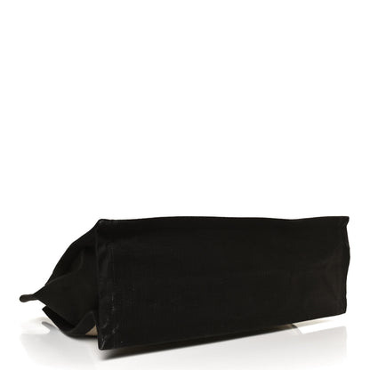 Saint Laurent Linen Calfskin Rive Gauche Tote Natural 4 of 10
