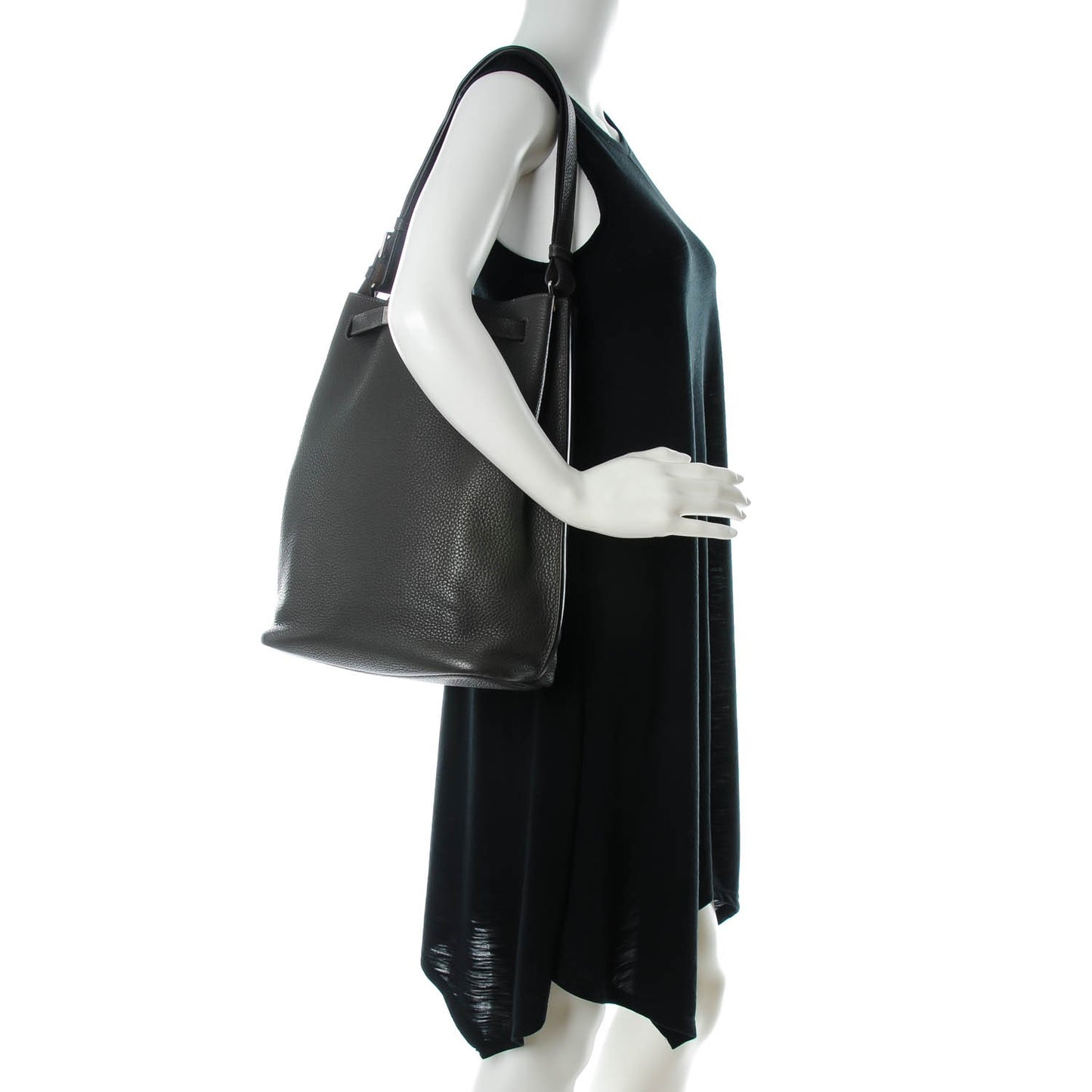 Taurillon Clemence So Kelly 26 Graphite Etoupe