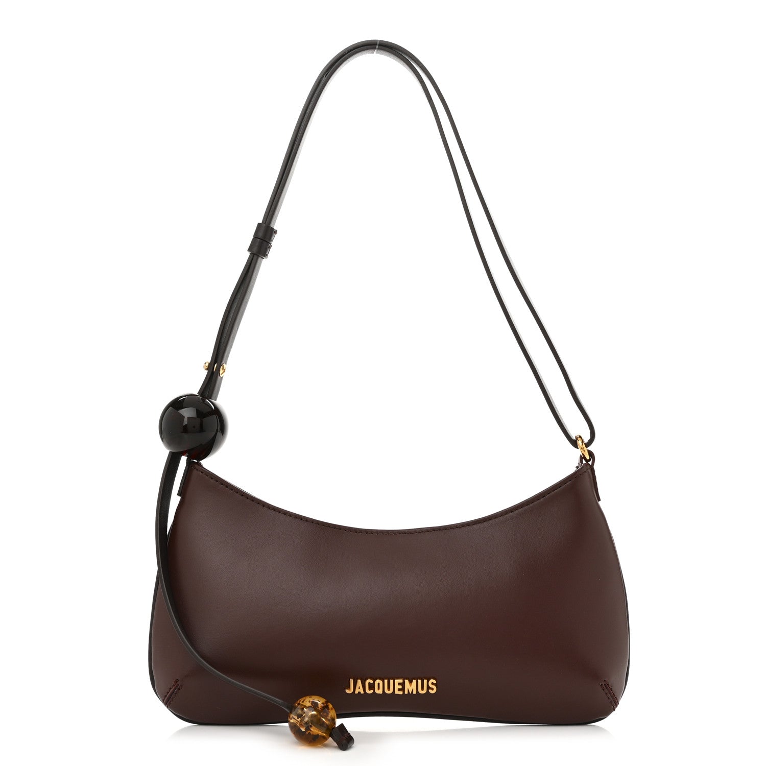 Jacquemus Smooth Calfskin Le Bisou Medium Brown 1 of 9