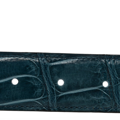 Hermes Shiny Porosus Crocodile Strie 32mm Belt 90 36 Colvert 4 of 6