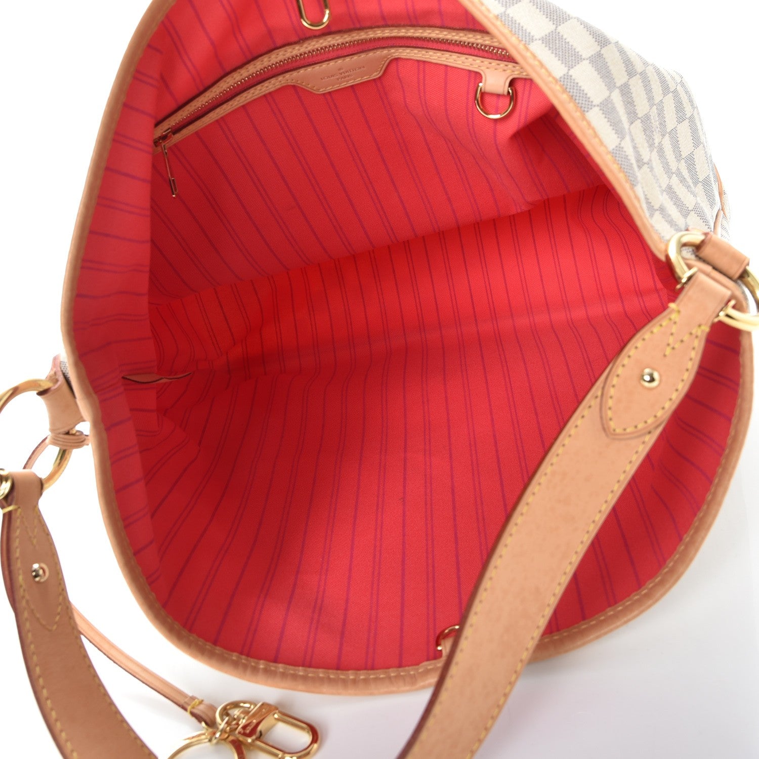 Louis Vuitton Damier Azur Delightful MM Pink 5 of 14