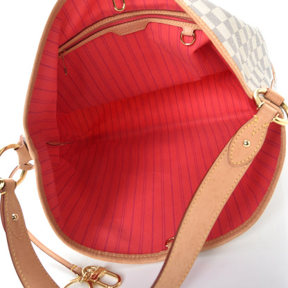 Louis Vuitton Damier Azur Delightful MM Pink 5 of 14
