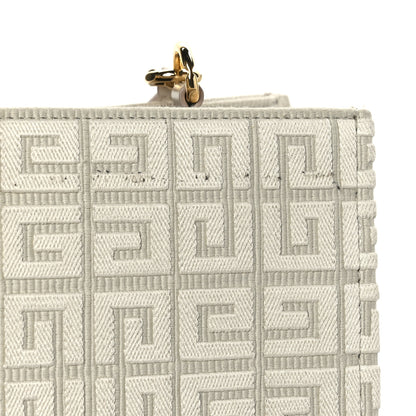 Givenchy Canvas Jacquard 4G Medium Chain Tote Stone Grey 10 of 11