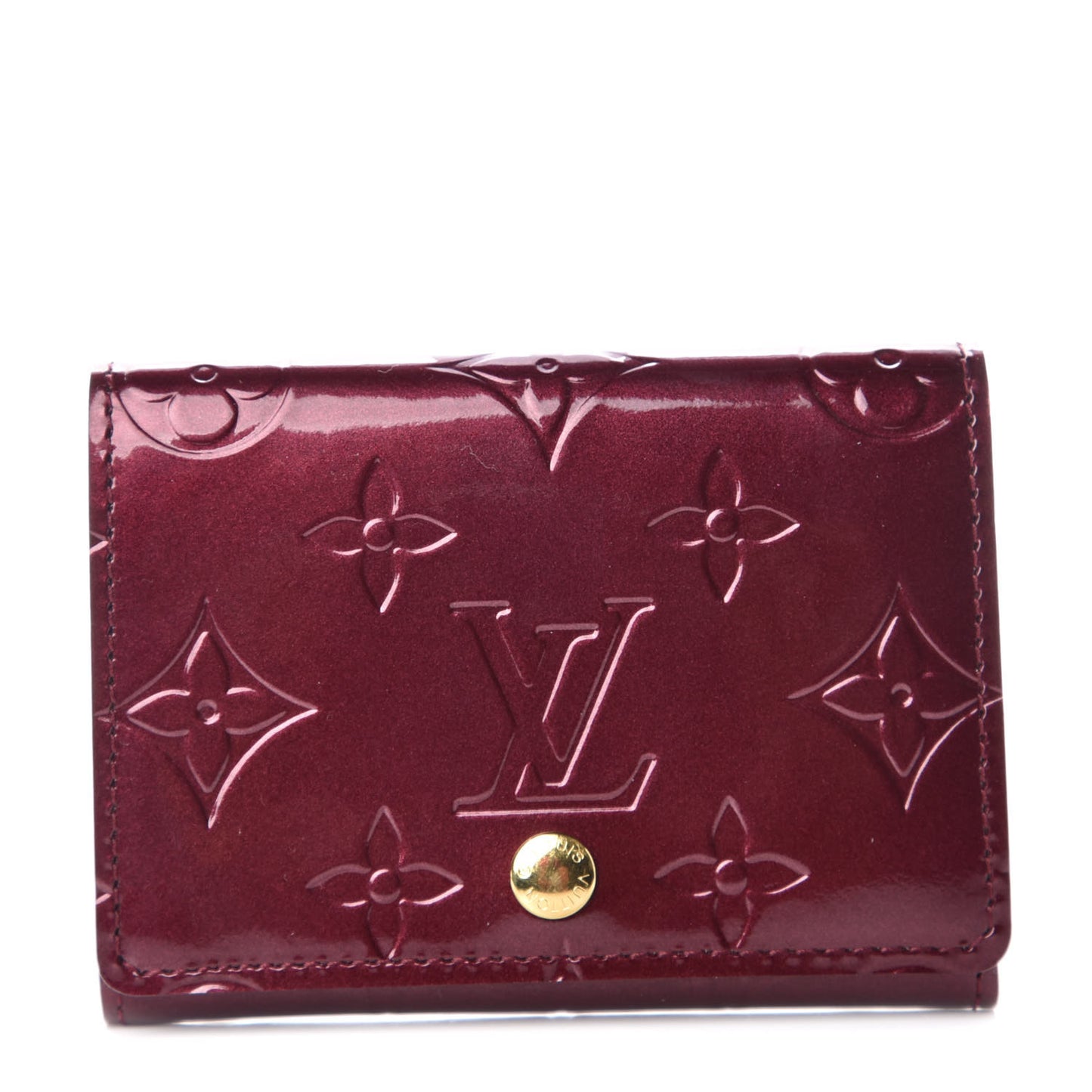 Vernis Business Card Holder Rouge Fauviste