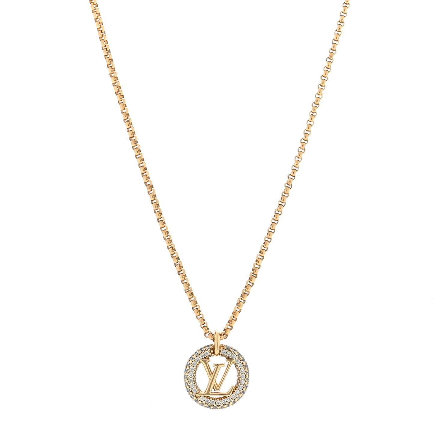 Metal Crystal Louise By Night Necklace