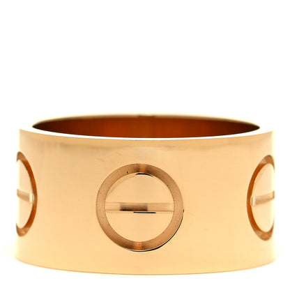 Cartier 18K Yellow Gold 11mm LOVE Ring 58 8.25 1 of 5