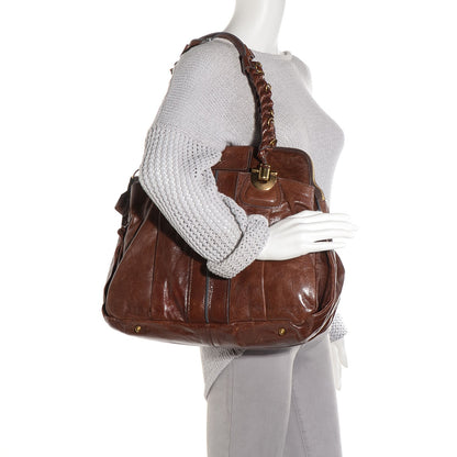 Chloe Lambskin Heloise Hobo Moka 2 of 8