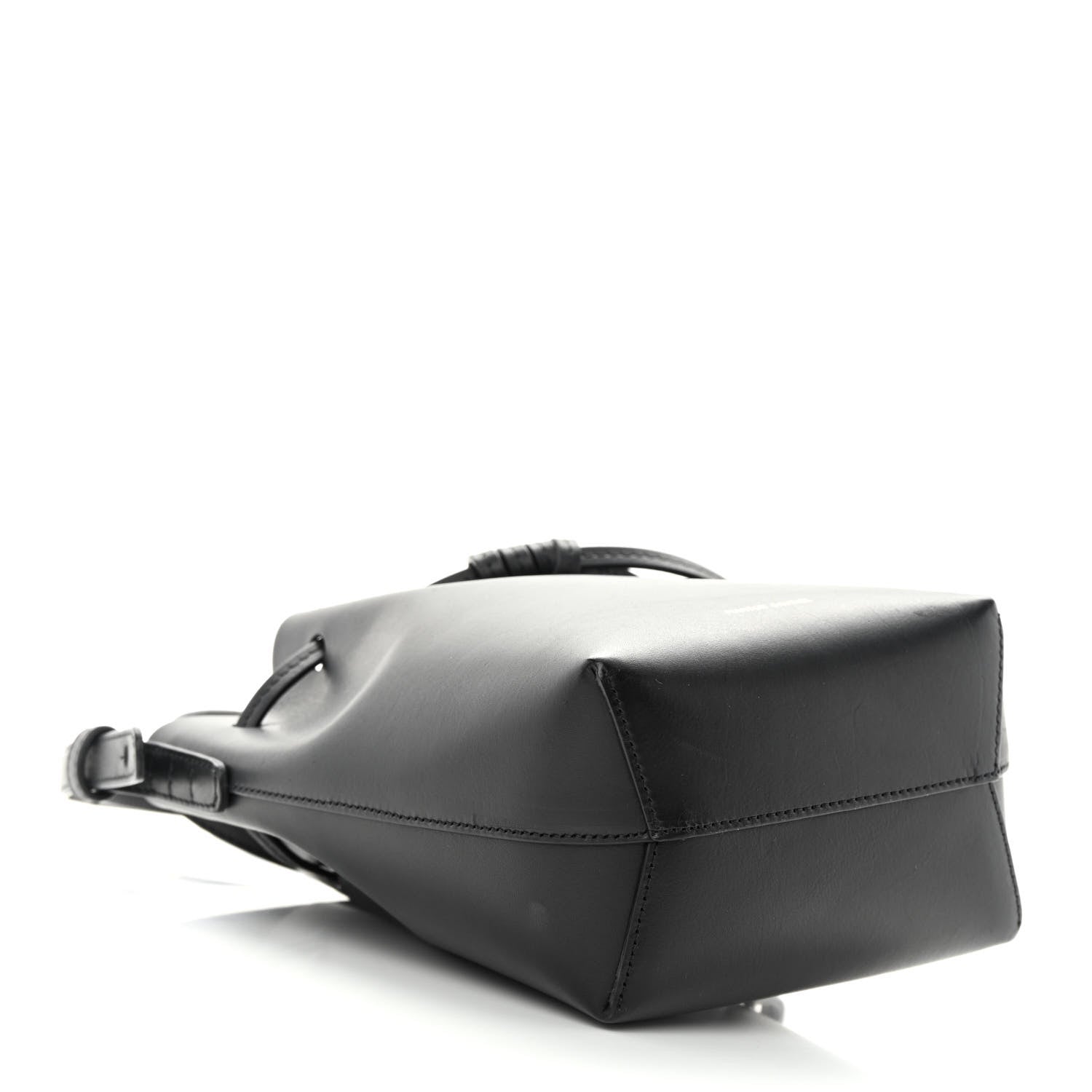 Mansur Gavriel Calfskin Mini Mini Bucket Bag Black Flamma 4 of 12