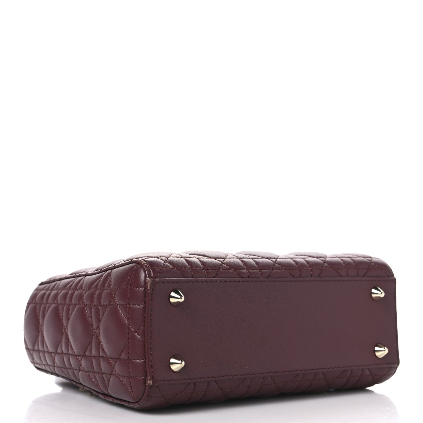 Lambskin Cannage Small My ABCDior Lady Dior Red Bricks