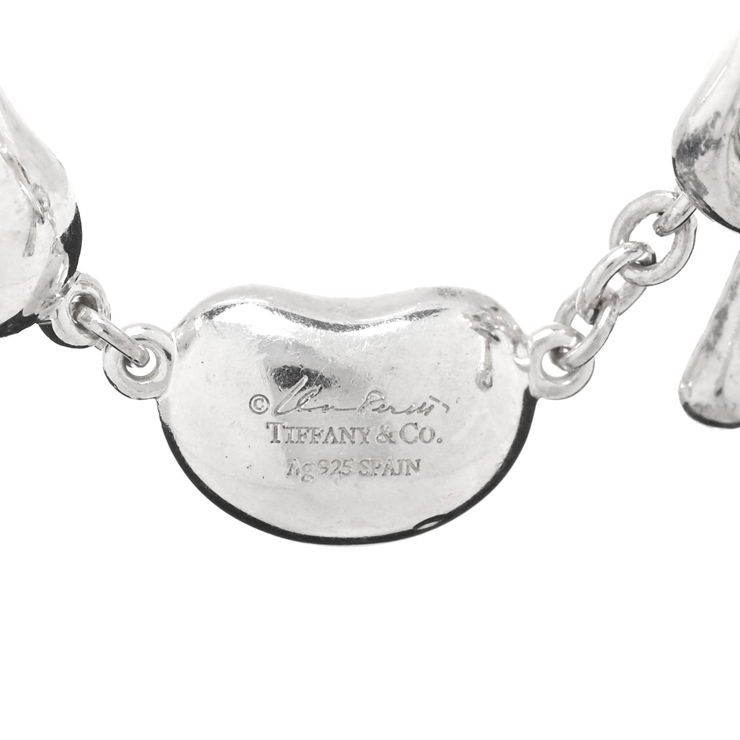 Sterling Silver 6mm Elsa Peretti Bean Bracelet