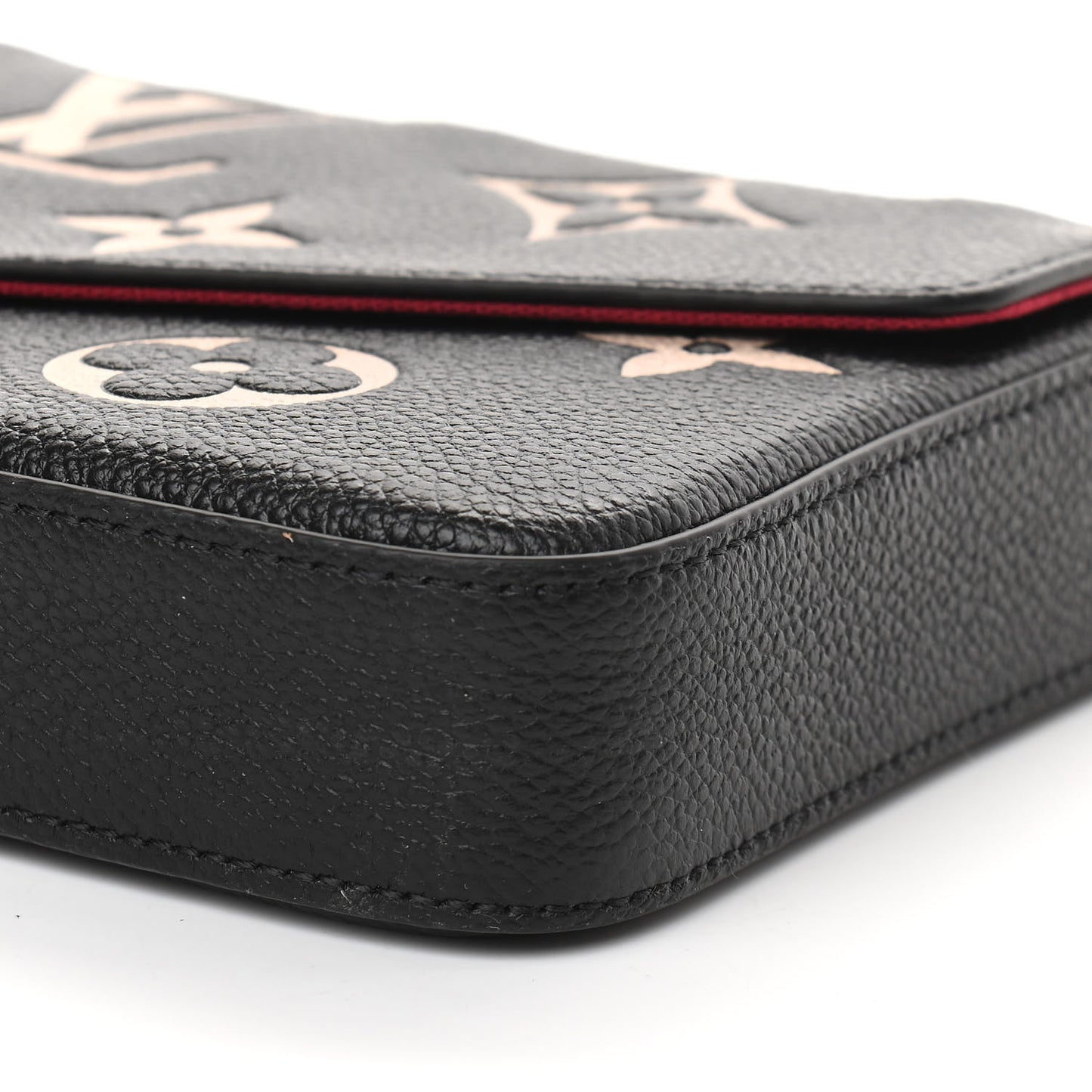 Empreinte Monogram Giant Felicie Pochette Black Beige