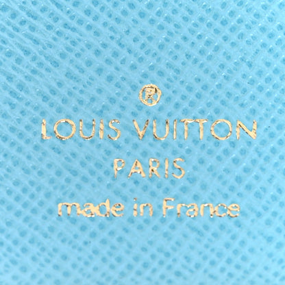 Louis Vuitton Monogram Groom Compact Zip Wallet Blue 6 of 12