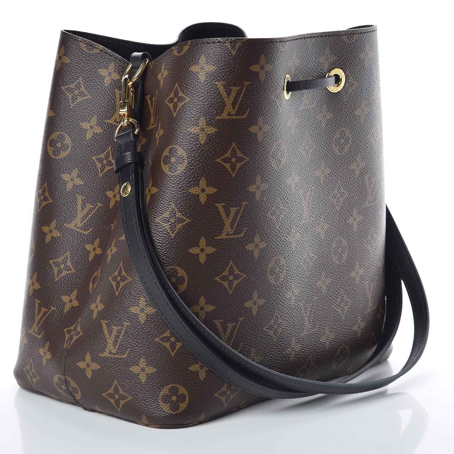 Louis Vuitton Monogram Neonoe MM Black 3 of 9