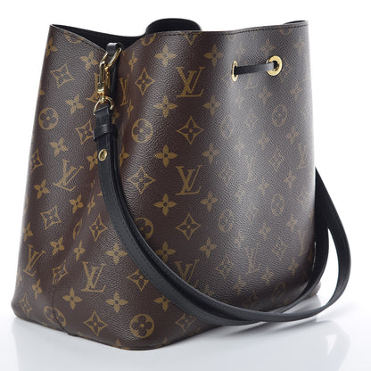 Louis Vuitton Monogram Neonoe MM Black 3 of 9