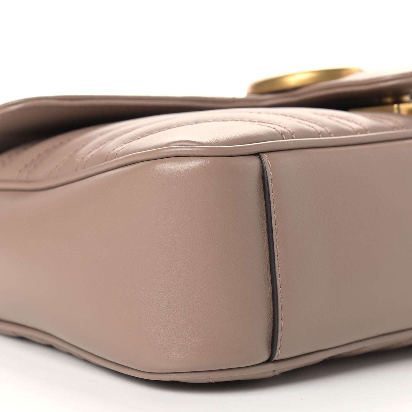 Calfskin Matelasse Small GG Marmont Shoulder Bag Porcelain Rose