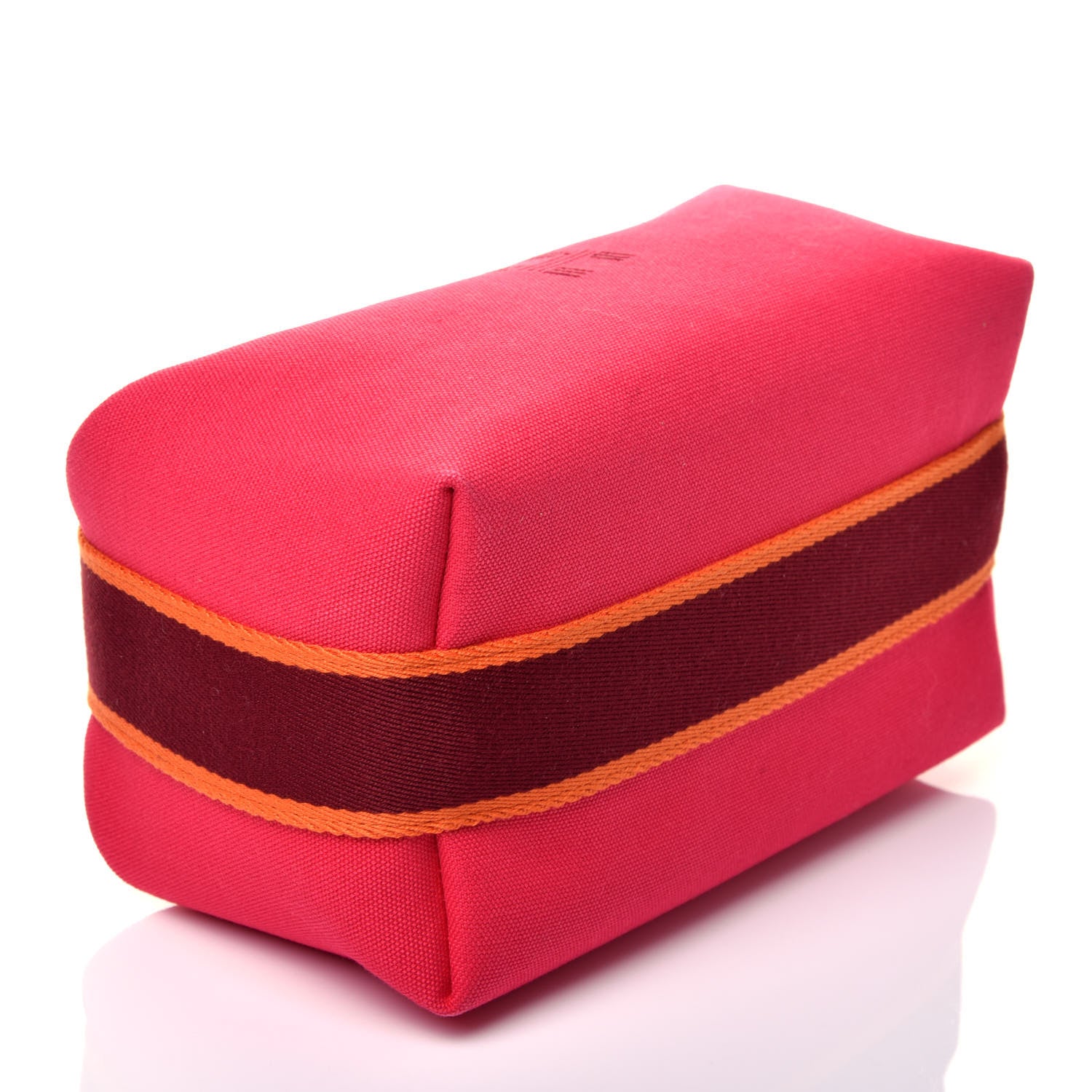 Hermes Canvas Small Bride-A-Brac Pouch Hibiscus 4 of 9