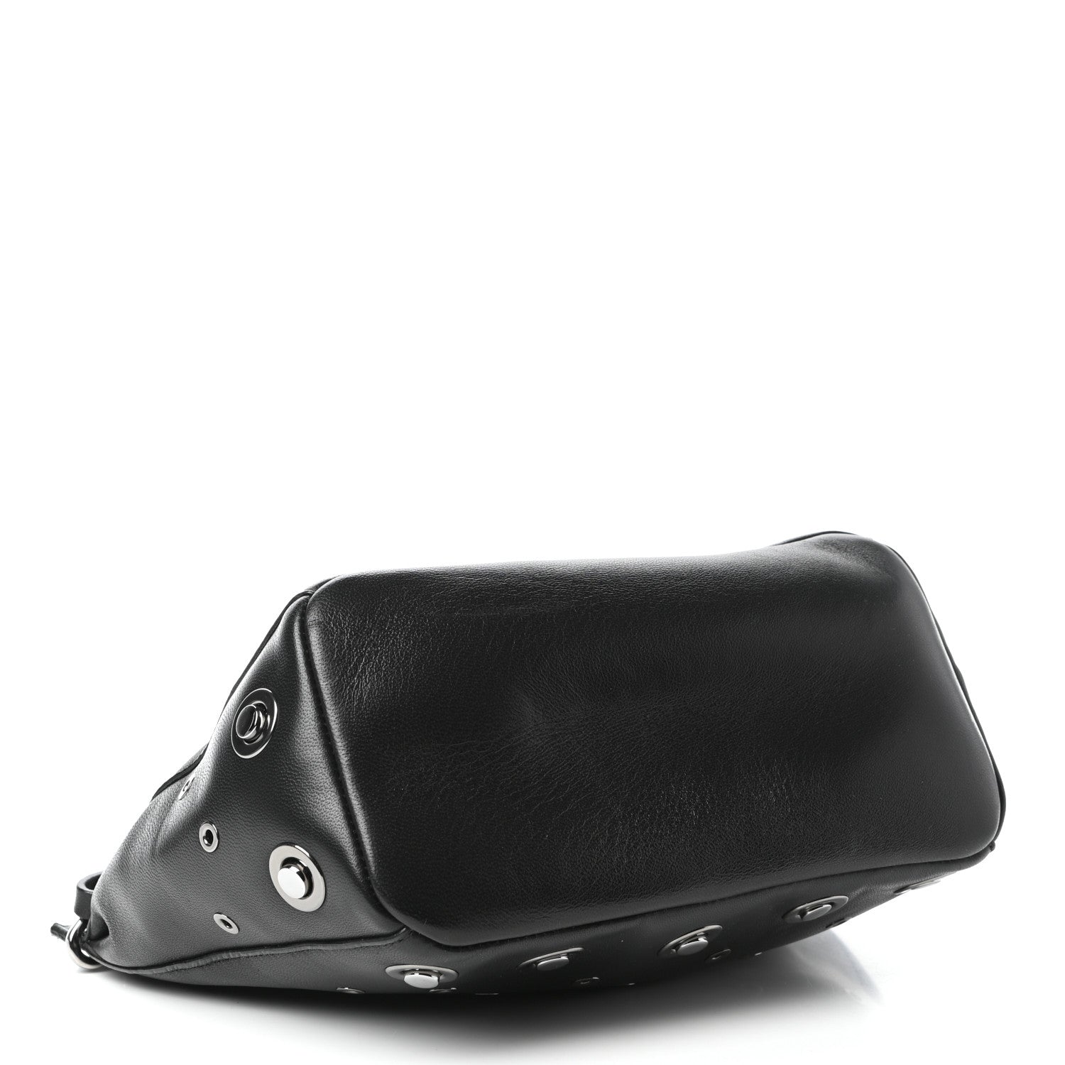 Jimmy Choo Nappa Grommet Mini Raven Hobo Black 4 of 9