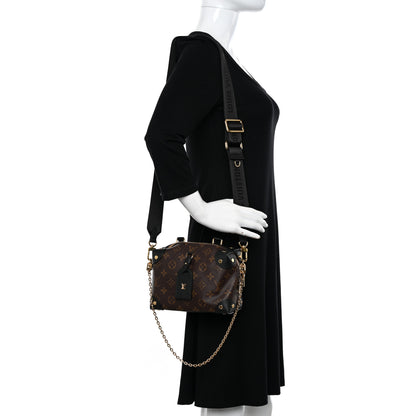 Louis Vuitton Monogram Petite Malle Souple Black 2 of 10