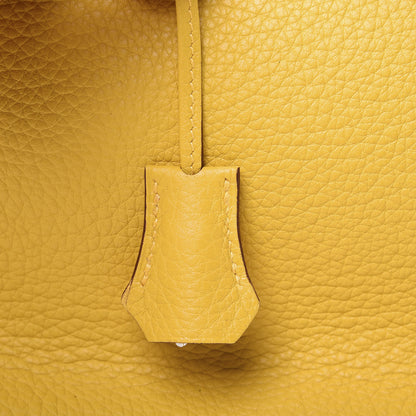 Hermes Taurillon Clemence Birkin 35 Soleil 30 of 32