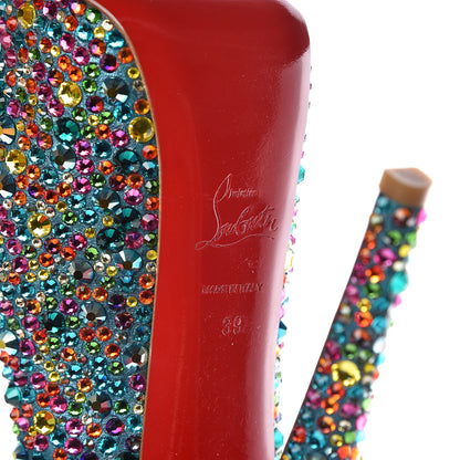 Christian Louboutin Crystal Suede Burma Daffodile Strass 160 Pumps 39 Multicolor 7 of 11