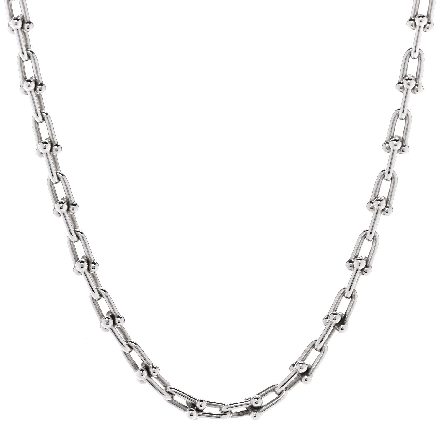 Tiffany Sterling Silver Medium HardWear Link Necklace 1 of 4