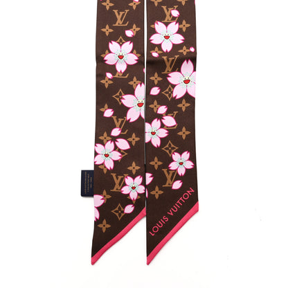 Louis Vuitton LV X TM Silk Monogram Cherry Blossom BB Bandeau Tan 2 of 3