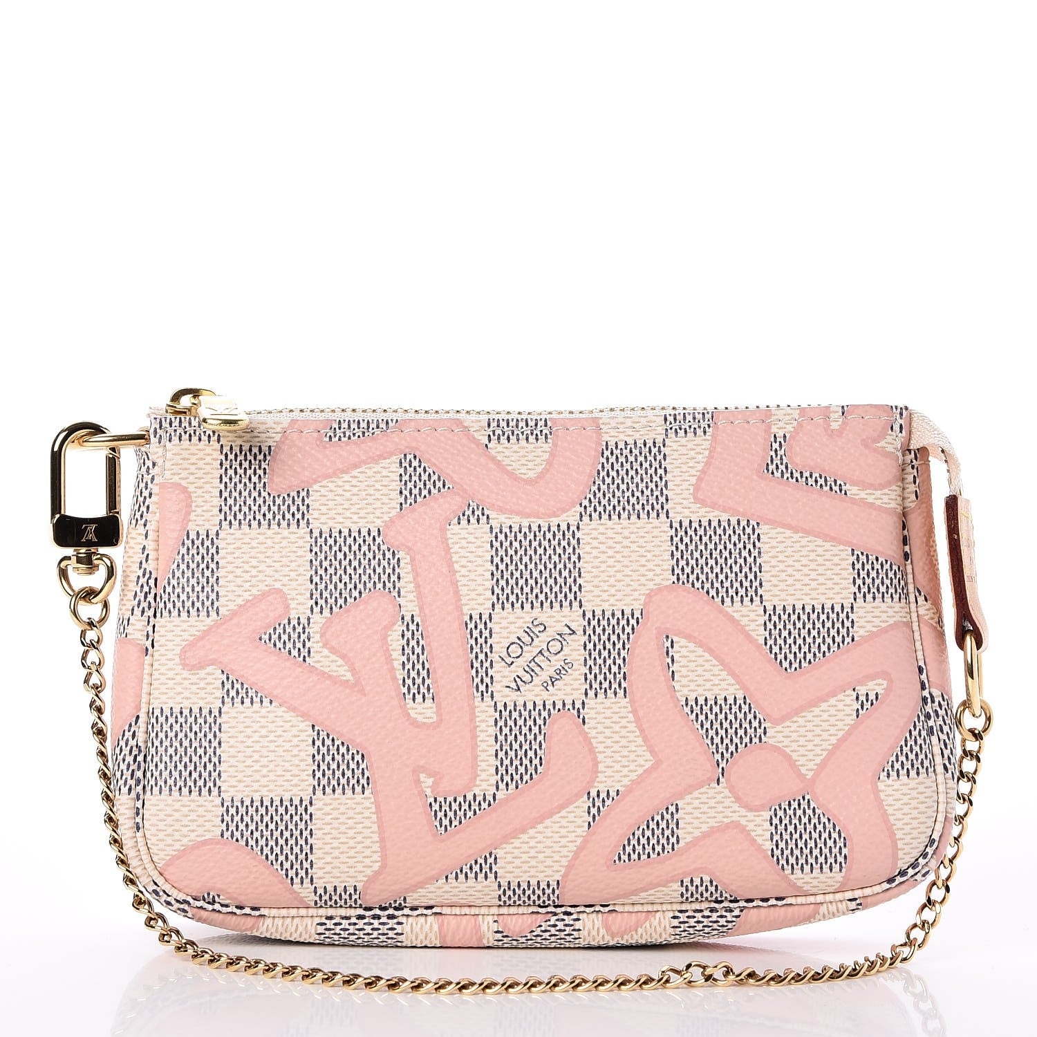 Louis Vuitton Damier Azur Tahitienne Mini Pochette Accessories 1 of 7