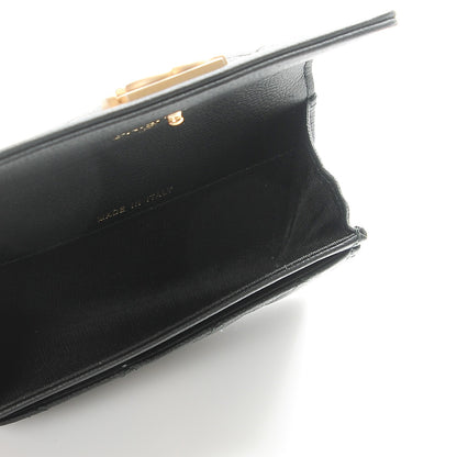 Chanel Caviar Quilted Boy Flap Card Holder Black 5 of 10