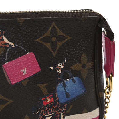 Louis Vuitton Monogram 2017 Christmas Animation Mini Pochette Accessories 13 of 14