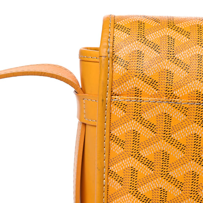 Goyard Goyardine Belvedere MM Messenger Bag Yellow 16 of 21