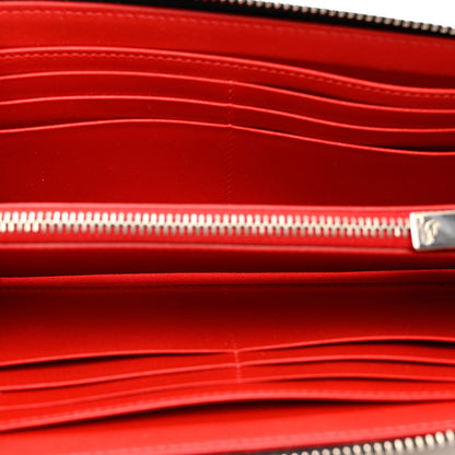 Christian Louboutin Calfskin Panettone Spiked Zip Around Wallet Ivory 5 of 7