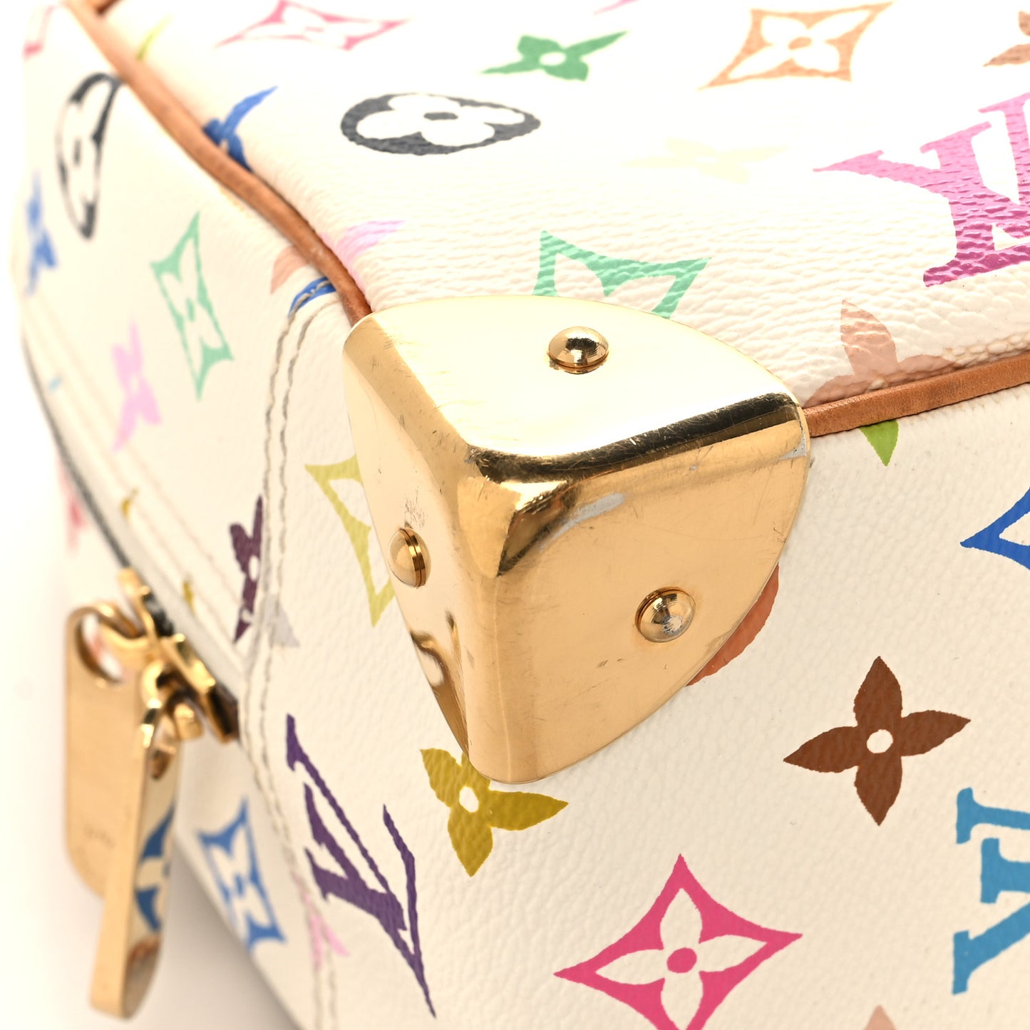 Monogram Multicolor Trouville White