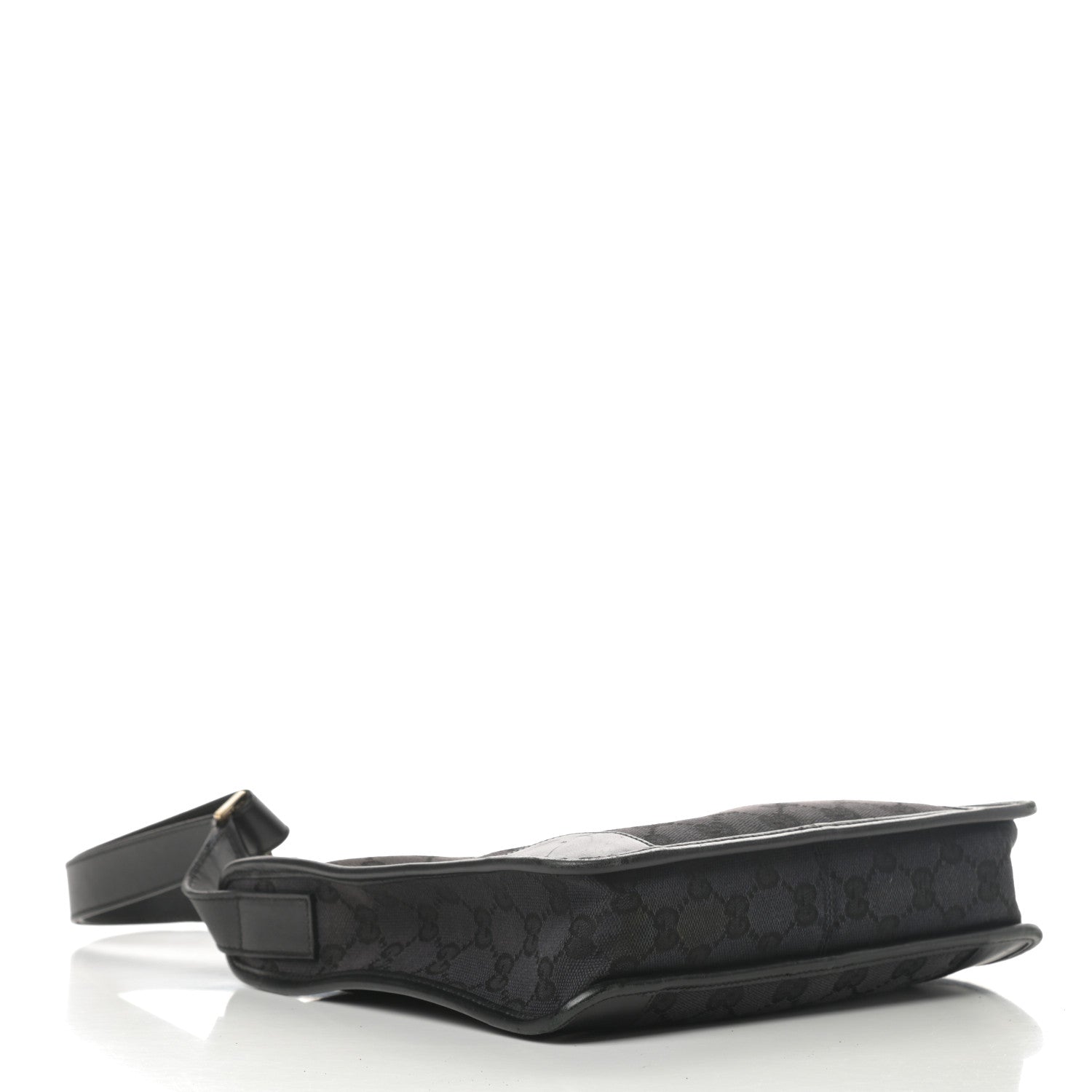 Gucci Nylon Monogram Shoulder Bag Black 4 of 12