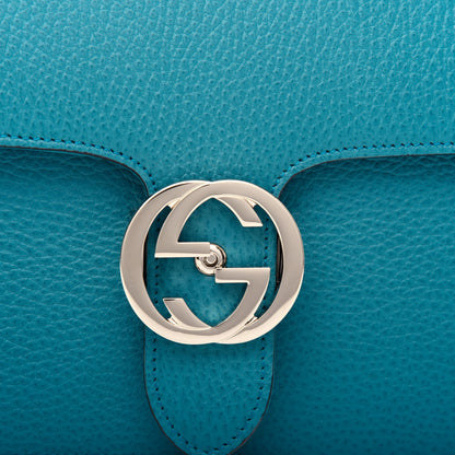 Gucci Dollar Calfskin Interlocking G Shoulder Bag Deep Cobalt 10 of 10