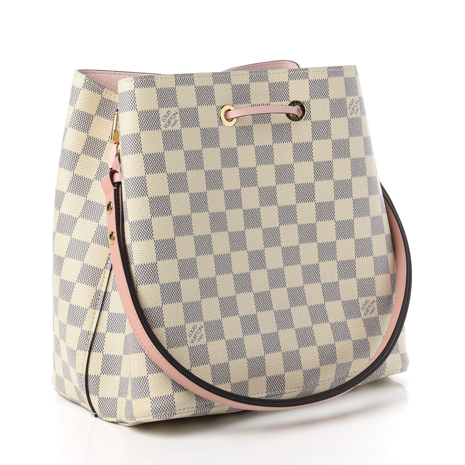 Louis Vuitton Damier Azur Neonoe MM Eau De Rose 3 of 12