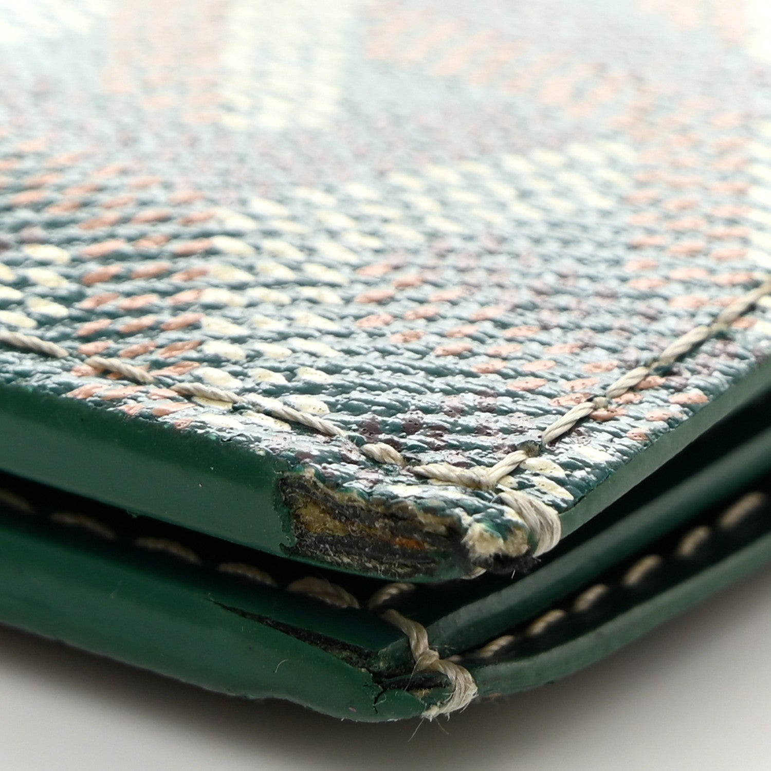 Goyard Goyardine Bi-Fold Victoire PM Wallet Green 8 of 10
