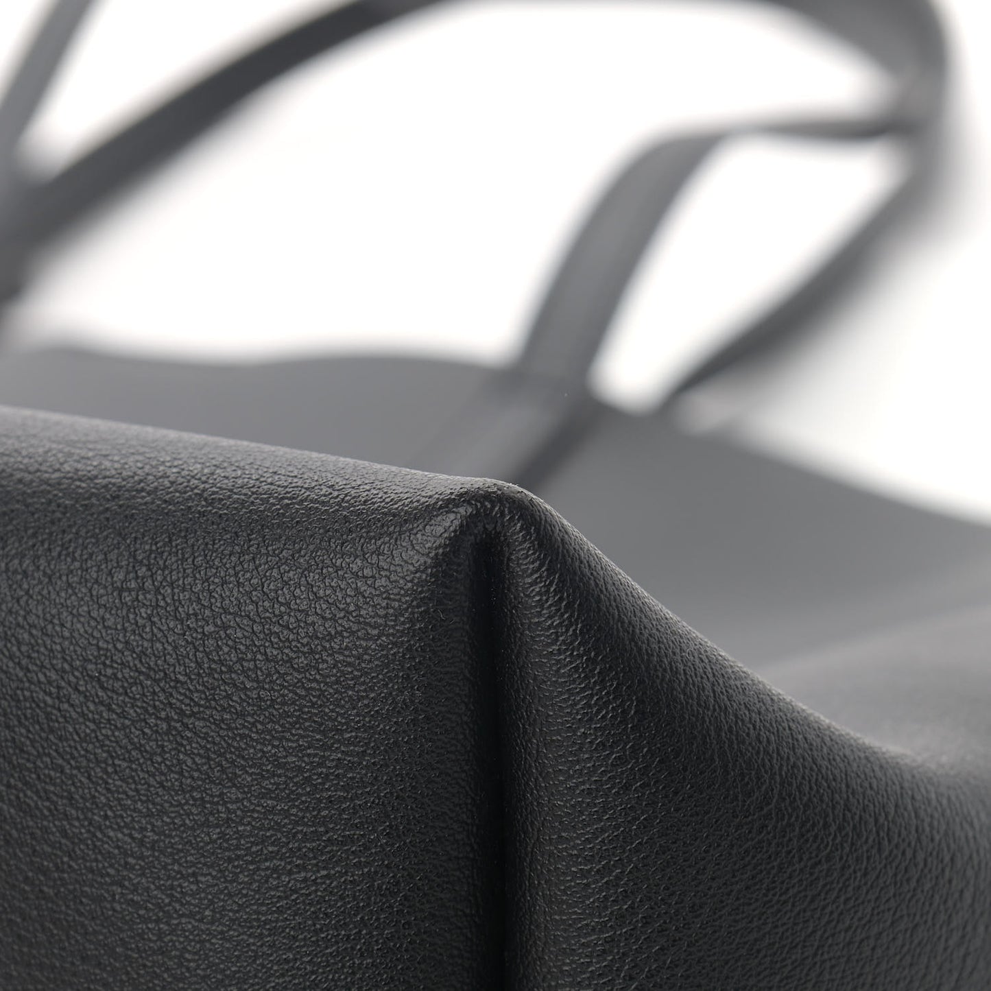 Calfskin Large Shopping Tote Black