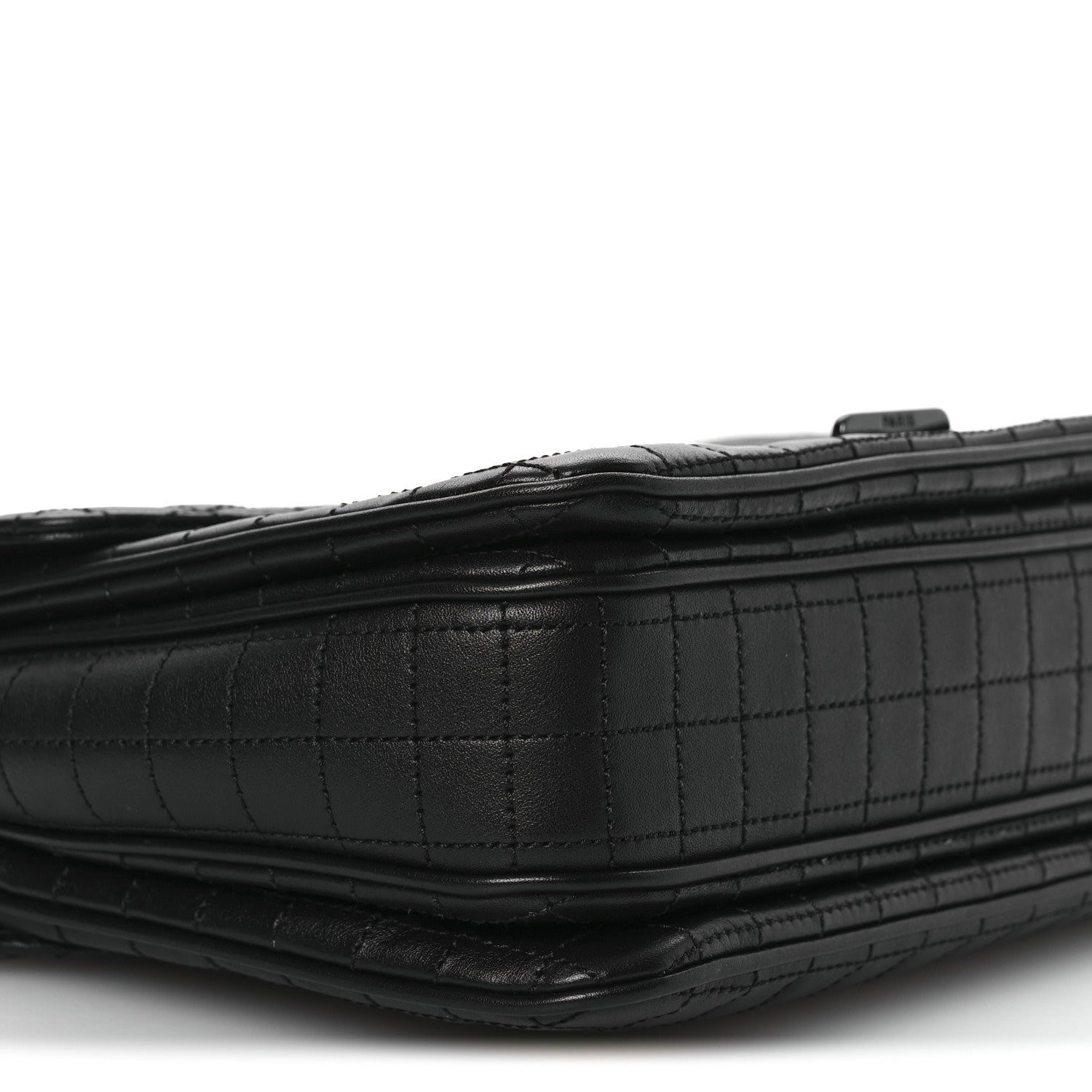 Celine Calfskin Quilted Medium C Bag Black 10 of 11